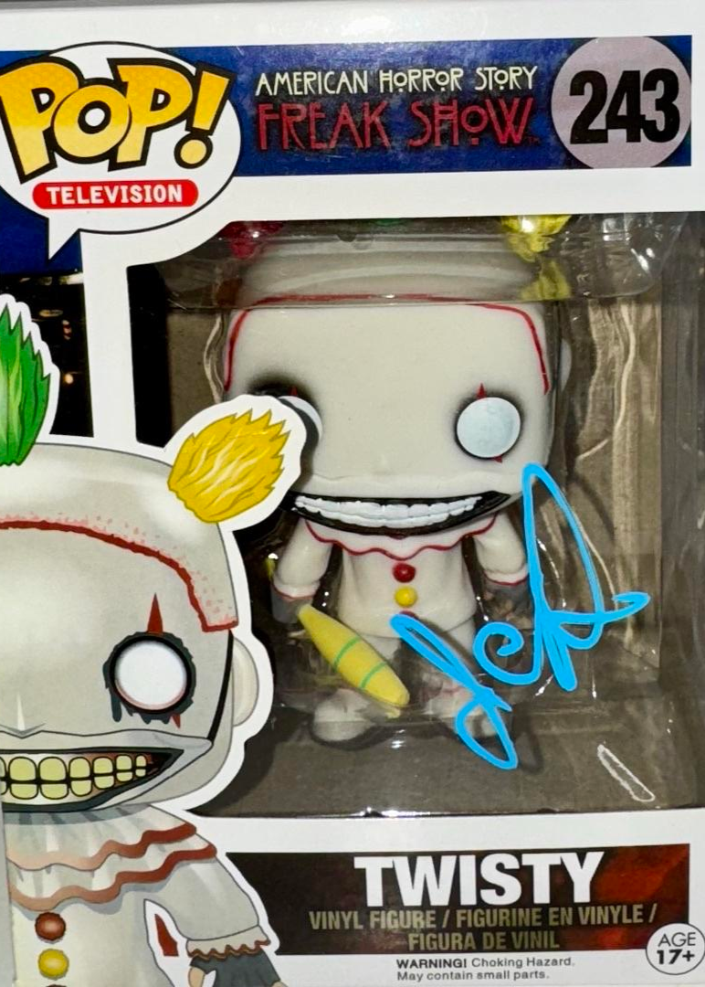 John Carroll Lynch Signed Funko Pop #243 "Twisty" (American Horror Story) - Beckett COA